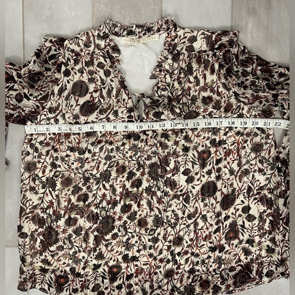 Marie Oliver Haley Blouse Ember Harvest Size Small - Picture 5 of 10